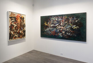 Space Poetry: The Action Paintings of Michael West, installation view