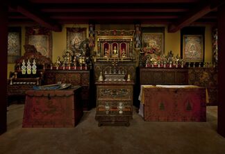 Sacred Spaces: Himalayan Wind and the Tibetan Buddhist Shrine Room, installation view