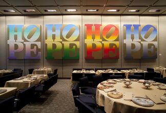 Robert Indiana The Four Seasons of HOPE, installation view