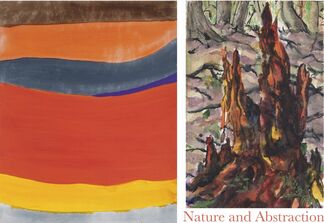 The Color of Seasons: Nature and Abstraction  in the Paintings of Carolyn Newberger and Philip Gerstein, installation view