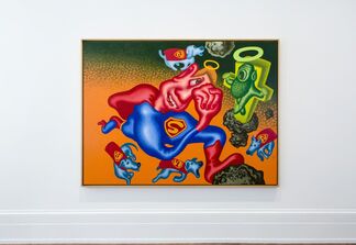 "Peter Saul: Some Terrible Problems", installation view