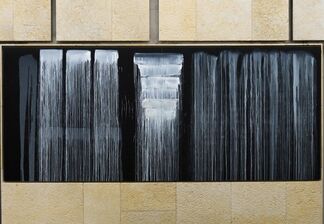 Pat Steir Silent Secret Waterfalls:  The Barnes Series, installation view