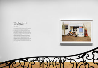 William Eggleston and John McCracken: True Stories, installation view