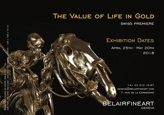 Stephen Cawston - The Value of Life in Gold, installation view