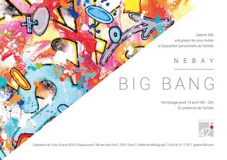 NEBAY - Solo exhibition - Big Bang, installation view
