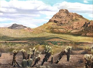 Barbara Clements: Arizona Rocks, installation view