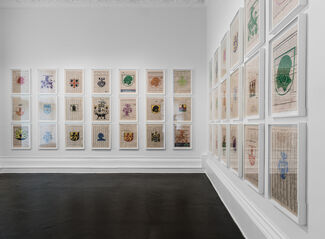 GODFRIED DONKOR - A COLLECTION OF WORKS ON PAPER 2003-2021, installation view