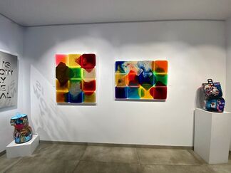 Milan Houser. Gravitational Painting, installation view