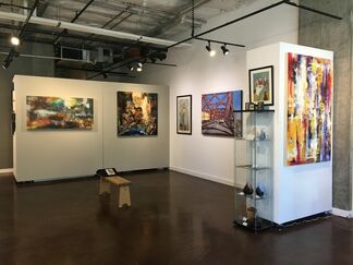 February Group Exhibit, installation view