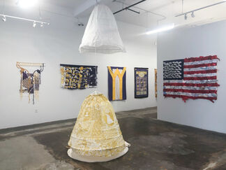 40 Women Pulling at the Threads of Social Discourse: FAMA + Guests, installation view