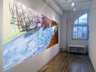 On the Wall: River in The Adirondacks, installation view