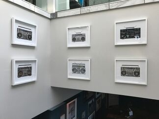 The Boombox Project by Lyle Owerko at Soho House, installation view