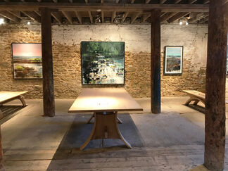 Ways of Seeing Landscape: paintings by Martyn Brewster, Anne Davies, Jo Fox & Anthony Garratt with Petter Southall furniture, installation view