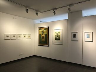 Retrospective  exhibition by Samir Salameh, installation view