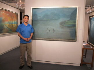 Affectionate Landscape – The Pointillist Solo Exhibition of Chen Zhang Hong, installation view
