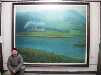 Affectionate Landscape – The Pointillist Solo Exhibition of Chen Zhang Hong, installation view