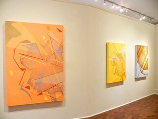 Paul Fabozzi: Curved Locators, New Paintings and Drawings, installation view