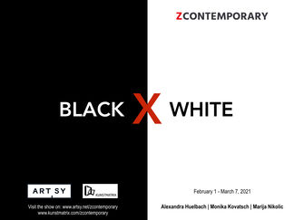 BLACK X WHITE, installation view