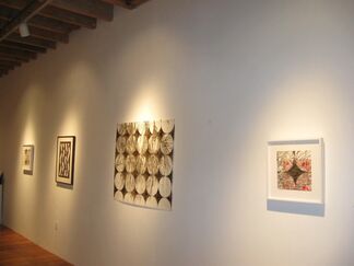 Katina Huston, First Cut: Original Drawings & Antique Japanese Textile Stencils, installation view