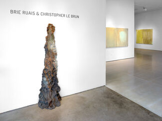 Brie Ruais and Christopher Le Brun, installation view