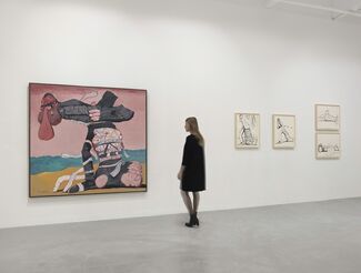 Philip Guston: Laughter in the Dark, Drawings from 1971 & 1975, installation view