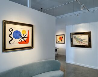 “Calder/Lam: Works on paper”, installation view
