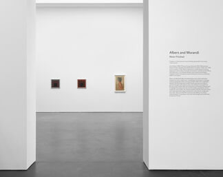 Albers and Morandi: Never Finished, installation view