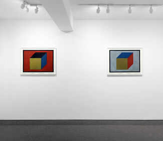 SOL LEWITT: Forms Derived from a Cube in Two and Three Dimensions, and One Wall Work, installation view
