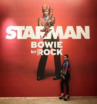 David Bowie by Mick Rock, installation view