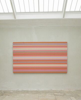 Bridget Riley: a new painting in the orangery, installation view