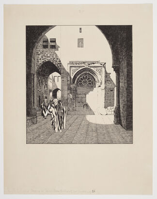 Jerusalem by Pesi Girsch (1968*) and Moses Ephraim Lilien (1874-1925), installation view