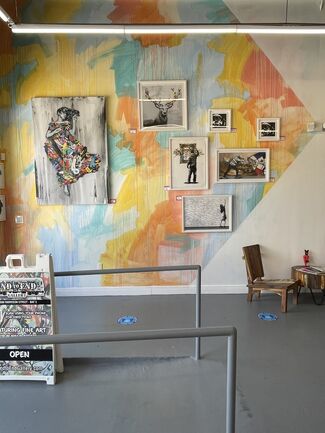 Behind the Curtain, installation view