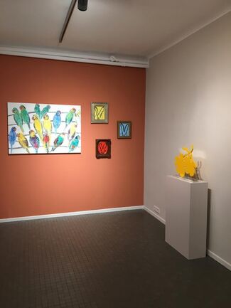The Fabulous World of Hunt Slonem, installation view