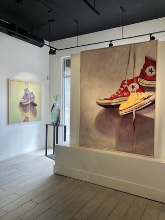 Paintings by Santiago Garcia, installation view