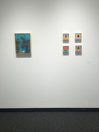 Ken Beck "SOCKS SHOES SOLDIERS AND SUCH: A Studio Recreation" / Harold Reddicliffe "Recent Small Paintings", installation view