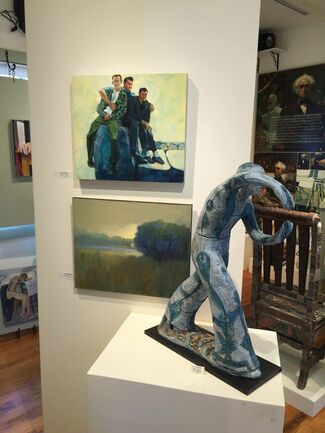 "Figures and Landscapes" with artists Jayne Adams and Jan Waldron, installation view