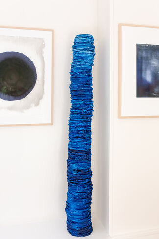 Spazio Nobile Studiolo - Tomás Libertíny, Encres bleues, installation view