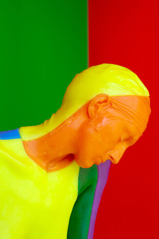 Ugo Rondinone - a rainbow . a nude . bright light . summer, installation view