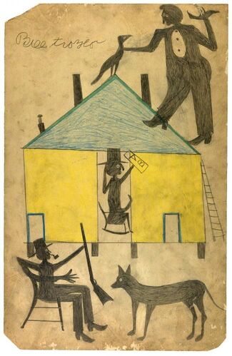 Between Worlds: The Art of Bill Traylor, installation view