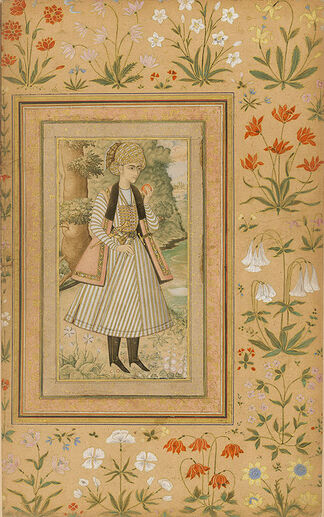 Mughal and Safavid Albums, installation view