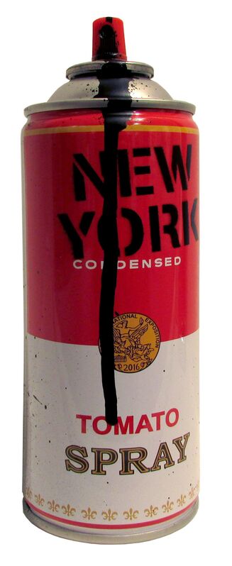 Mr. Brainwash, ‘Spray Can: New York (Black)’, 2016, Sculpture, Steel Spray Can with Spray Paint, Taglialatella Galleries