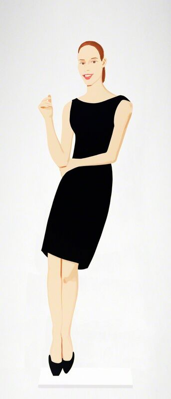 Alex Katz, ‘Black Dress (portfolio of nine)’, 2018, Sculpture, Cutouts from shaped powder coated aluminium with UV-cured archival inks, clear coated, and mounted to stainless steel bases, printed white on top with polished sides, Nikola Rukaj Gallery