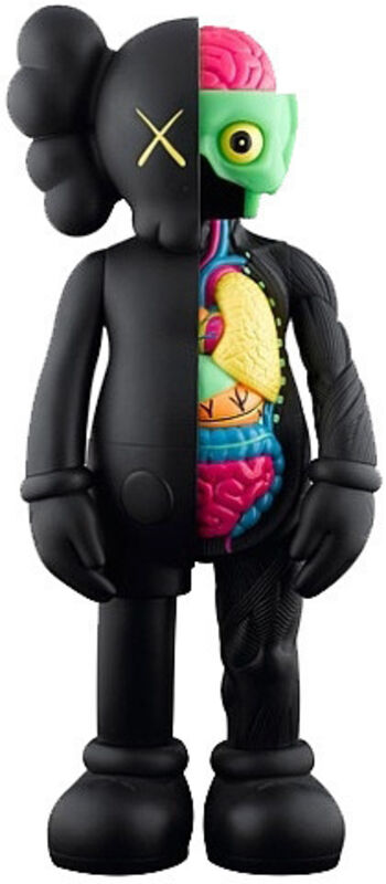 KAWS, ‘DISSECTED 5YL COMPANION BLACK’, 2007, Sculpture, Vinyl, Dope! Gallery