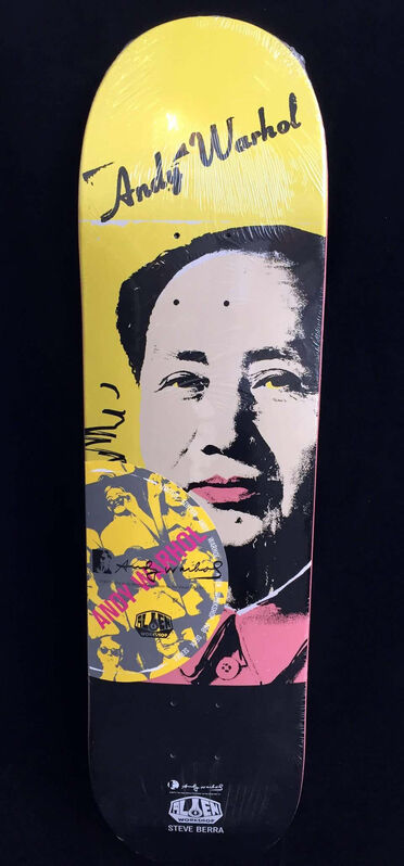Andy Warhol, ‘Warhol Mao Skateboard Deck ’, 2010, Ephemera or Merchandise, Silkscreen on maple wood skate deck, Lot 180 Gallery