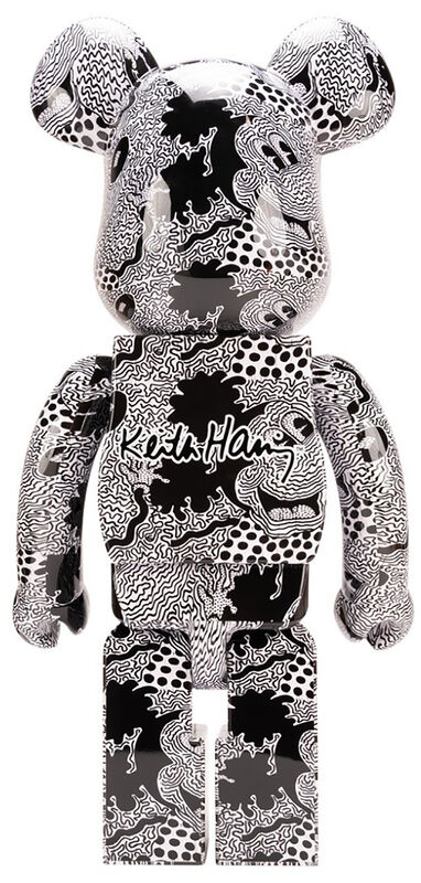 Keith Haring, ‘Keith Haring Disney Mickey Mouse 1000% Bearbrick ’, 2020, Ephemera or Merchandise, Painted vinyl cast resin figure, Lot 180 Gallery