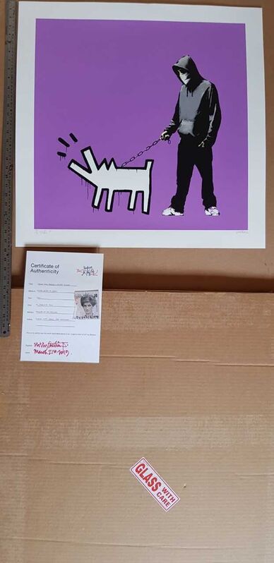 Banksy, ‘Choose Your Weapon (Bright Purple)’, 2010, Print, Screenprint in colours, Tate Ward Auctions