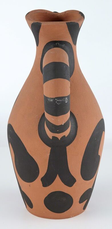 Pablo Picasso, ‘PITCHET YAN (A.R. 140)’, 1952, Design/Decorative Art, Painted red ceramic pitcher, Doyle