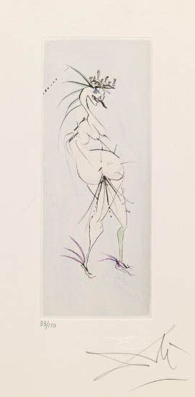 Salvador Dalí, ‘Grotesque’, 1968, Print, Original drypoint etching, Galerie d'Orsay
