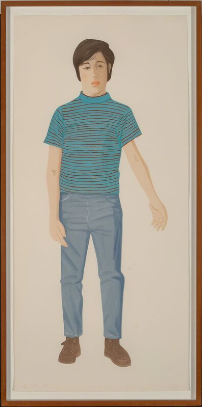 Alex Katz, ‘The Striped Shirt’, 1980, Print, Aquatint in colors on Arches paper, Heritage Auctions