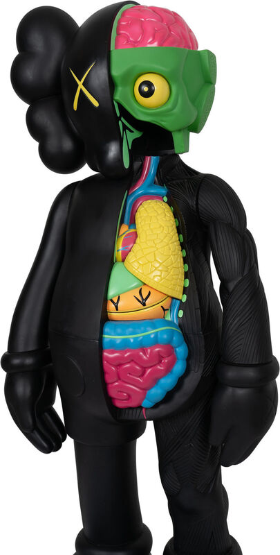 KAWS, ‘4FT Dissected Companion (Black)’, Other, Fiber-reinforced plastic, Heritage Auctions